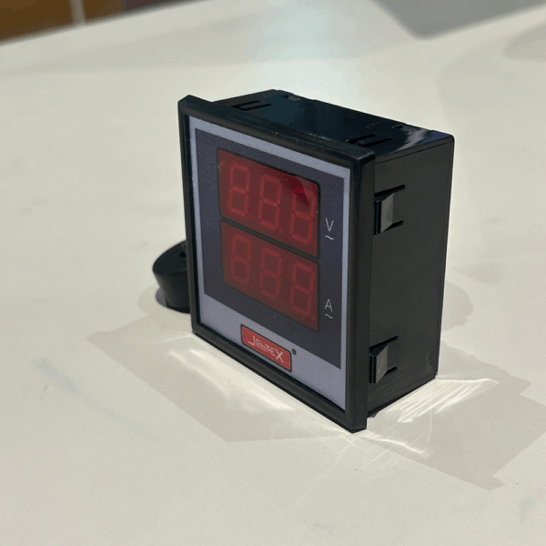 DVM 7212 – 3 Phase Digital Volt & Amp Meter with CT | Panel Mount | 600V AC Sensing - Image 3